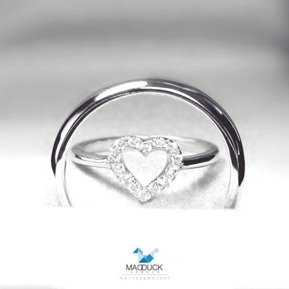 Couple ring set – CZ in 925 silver by Madduck Jewels