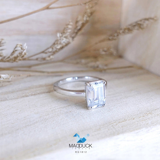 Women's ring – CZ in 925 silver by Madduck Jewels