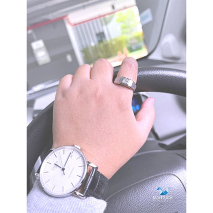 Couple ring set – CZ in 925 silver by Madduck Jewels