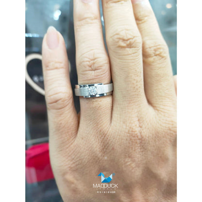 Couple ring set – CZ in 925 silver by Madduck Jewels