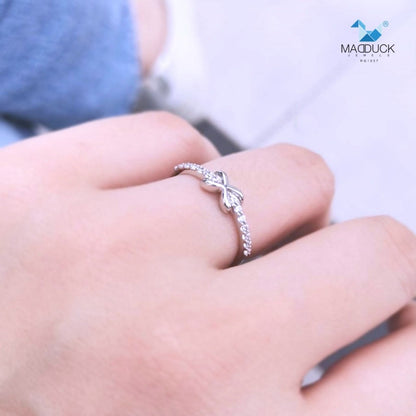 Couple ring set – CZ in 925 silver by Madduck Jewels