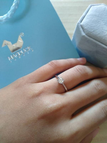 Couple ring set – CZ in 925 silver by Madduck Jewels