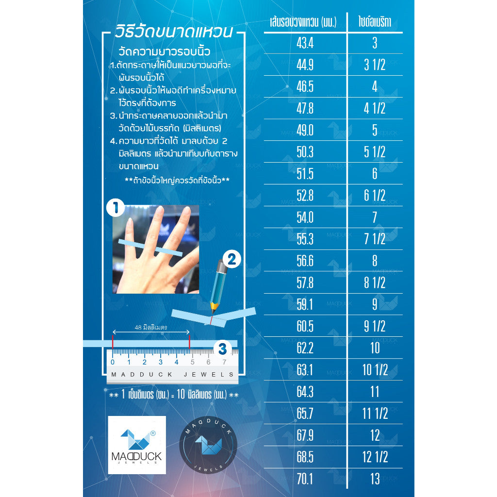 Women's ring – CZ in 925 silver by Madduck Jewels