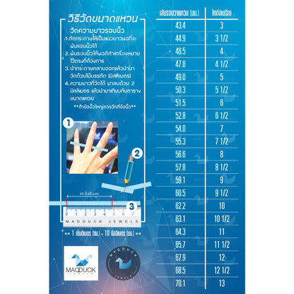 Women's ring – CZ in 925 silver by Madduck Jewels