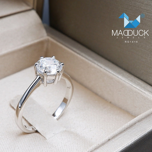 Women's ring – CZ in 925 silver by Madduck Jewels