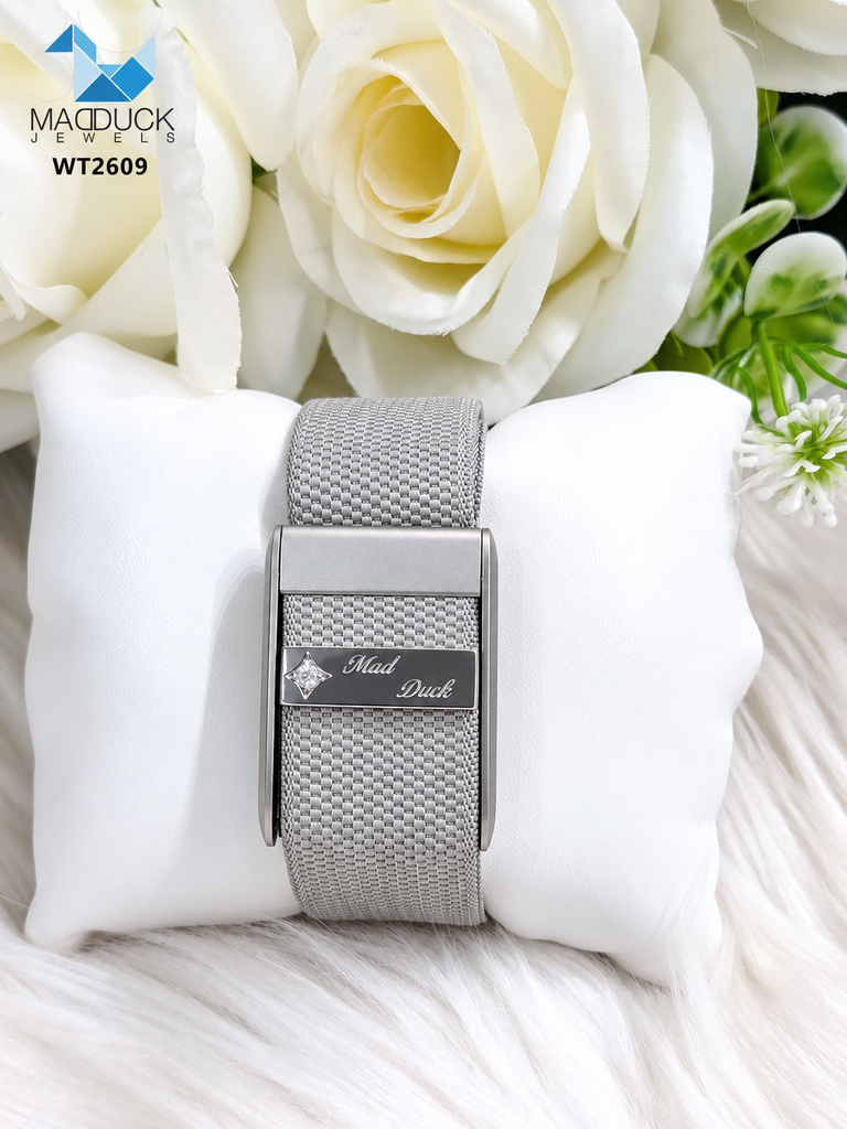 WHOOP Band Charm WT2609 | 925 Sterling Silver, Rhodium Plated | CZ / Moissanite / Lab-Grown Diamond | Personalized Engraving